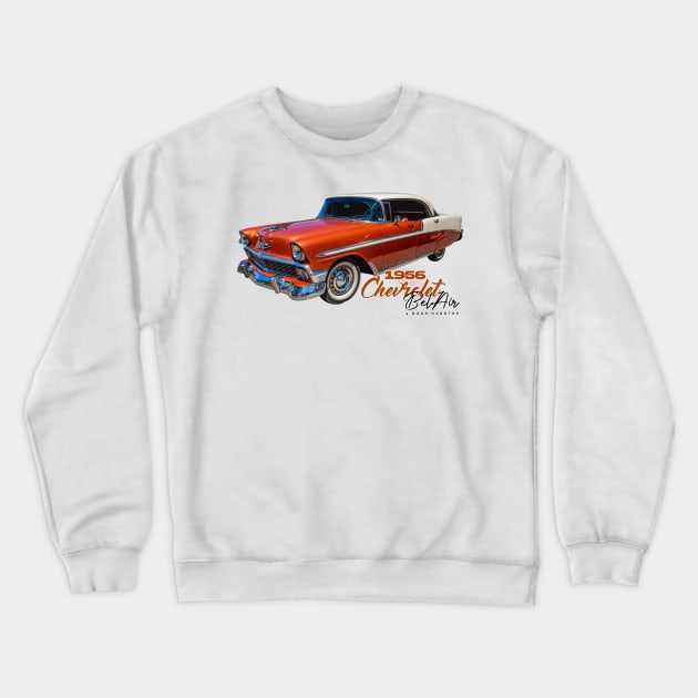 1956 Chevrolet 4 Door Hardtop Crewneck Sweatshirt by Gestalt Imagery